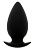 Большая чёрная анальная пробка BOOTYFUL ANAL PLUG LARGE BLACK - 10 см. от Dream Toys