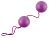 Фиолетовые вагинальные шарики BI-BALLS от ToyFa