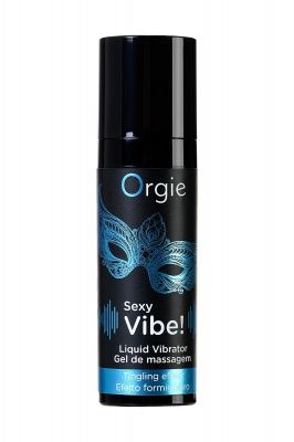 Гель для массажа ORGIE Sexy Vibe Liquid Vibrator с эффектом вибрации - 15 мл. от ORGIE