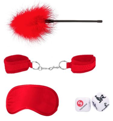 Красный игровой набор Introductory Bondage Kit №2 от Shots Media BV