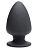 Черная мягкая анальная пробка Squeezable Medium Anal Plug - 11 см. от XR Brands