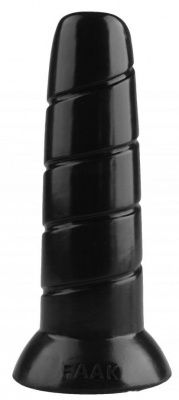 Черная винтообразная анальная втулка - 19,5 см. от Сумерки богов