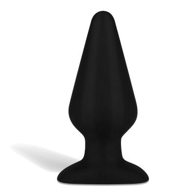 Черный плаг из силикона - 15 см. от Erotic Fantasy