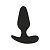 Черная анальная вибропробка с управлением через приложение - 10,3 см. от Волшебная страна