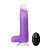 Фиолетовый вибратор-реалистик Encore 8 Inch Vibrating Dildo - 21,6 см. от Blush Novelties