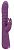 Фиолетовый вибратор-кролик 2 Function Rabbit Vibrator - 23,7 см. от Orion