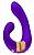 Фиолетовый гибкий вибростимулятор MIYO с двумя моторами - 18,5 см. от Shunga