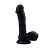 Черный фаллоимитатор Gentle Black Penis - 19 см. от Chisa