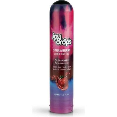 Смазка на водной основе Strawberry с ароматом клубники - 125 мл. от JoyDrops