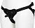 Черные женские трусики для фиксации насадок плугом от LOVETOY (А-Полимер)