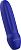 Синяя рельефная вибропуля Bmine Basic Reflex - 7,6 см. от B Swish