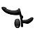 Черный вибрострапон Double Take 10X Double Penetration Vibrating Strap-on Harness от XR Brands