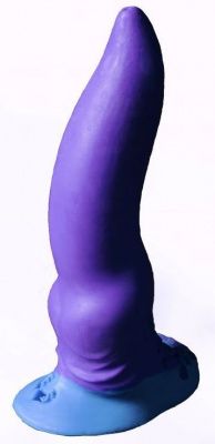 Фиолетовый фаллоимитатор  Зорг mini  - 17 см. от Erasexa