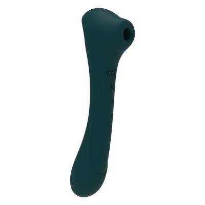 Изумрудный двусторонний стимулятор Quiver - 20,2 см. от Adrien Lastic