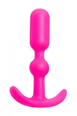 Розовая силиконовая анальная пробка Anal Anchor - 10,2 см. от Pipedream