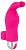 Розовая пулька-насадка на палец Finger Bunny - 8,25 см. от California Exotic Novelties