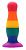 Разноцветная анальная пробка COLOURFUL PLUG - 14,5 см. от Dream Toys