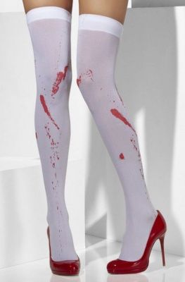 Чулки с имитацией пятен крови от Fever