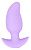 Сиреневая анальная пробка с вибрацией Cuties Vibrating Mini Butt Plug - 8 см. от Orion