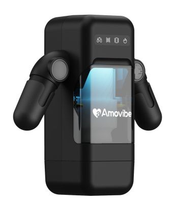 Черный инновационный робот-мастурбатор Game Cup от Amovibe
