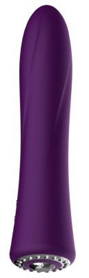 Фиолетовый классический вибромассажер Jewel - 19,5 см. от Shots Media BV