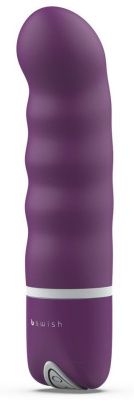 Фиолетовый мини-вибратор Bdesired Deluxe Pearl - 15,3 см. от B Swish