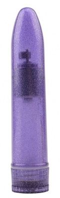 Фиолетовый мини-вибратор Slim Mini Vibe - 13,2 см. от Chisa