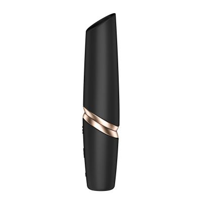 Черный вакуумный стимулятор Perfect Kiss от Satisfyer