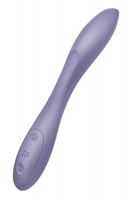 Сиреневый гибкий вибратор Satisfyer G-Spot Flex 2 - 19,5 см. от Satisfyer