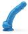 Голубой фаллоимитатор Happy Dicks 7.5 with Balls - 19 см. от Toy Joy