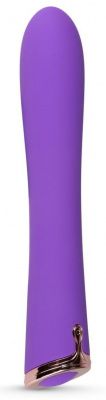 Фиолетовый вибратор The Duchess Thumping Vibrator - 20 см. от EDC