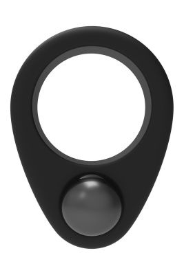 Черное эрекционное кольцо Cockring Single Weight от Dream Toys