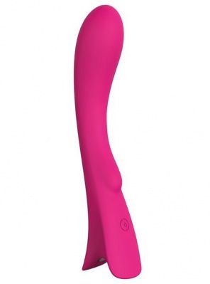 Розовый перезаряжаемый вибратор SEXY EMPRESS - 14 см. от Dream Toys
