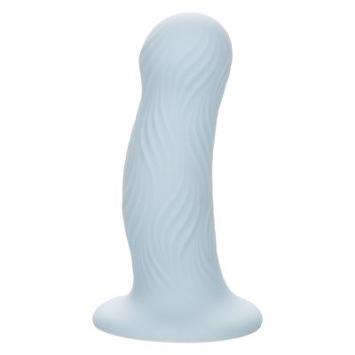 Голубой анальный фаллоимитатор из жидкого силикона Foam - 12 см. от California Exotic Novelties
