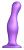 Фиолетовая насадка Strap-On-Me Dildo Plug Curvy size L от Strap-on-me