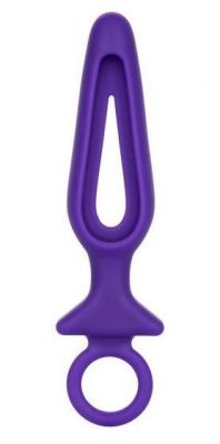 Фиолетовая силиконовая пробка с прорезью Silicone Groove Probe - 10,25 см. от California Exotic Novelties