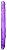 Фиолетовый двусторонний фаллоимитатор 14 Inch Double Dildo - 35 см.  от Blush Novelties