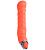 Оранжевый силиконовый G-вибратор PURRFECT SILICONE G-SPOT VIBRATOR - 17,7 см. от Dream Toys