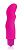 Розовый фантазийный вибромассажер Cosmo - 11,5 см. от Bior toys