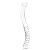 Стеклянный фаллоимитатор 11’’ Glass Pelvic Wand Double Ended - 28 см. от Glas
