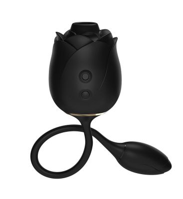 Черный клиторальный стимулятор Dark Blushing Rose от Fifty Shades of Grey