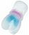 Прозрачный реалистичный мастурбатор Juicy Pussy Crystal Wave от ToyFa