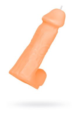 Оранжевая сувенирная свеча «Пенис» от Pecado