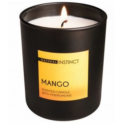 Ароматическая свеча с феромонами Natural Instinct  Манго  - 180 гр. от Парфюм престиж М