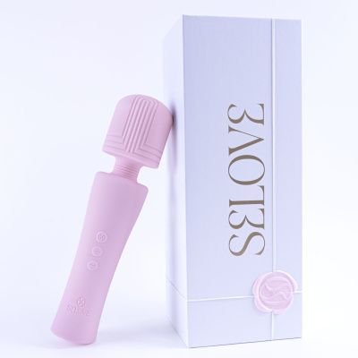 Розовый wand-вибратор Selove PulseWand - 20,3 см. от Selove