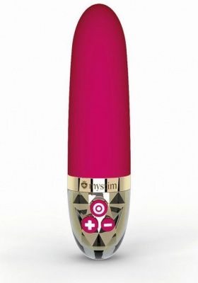 Ярко-розовый водонепроницаемый вибратор Sleak Freak - 14,5 см. от MyStim