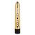 Золотистый классический вибратор Naughty Bits Gold Dicker Personal Vibrator - 19 см. от California Exotic Novelties