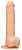 Телесный фаллоимитатор Silicone Dildo With Balls - 24 см. от Shots Media BV