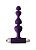 Фиолетовая анальная вибропробка-елочка New Edition Excellence - 15 см. от Lola toys