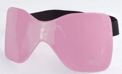 Розовая лаковая маска на резиночке от Sitabella